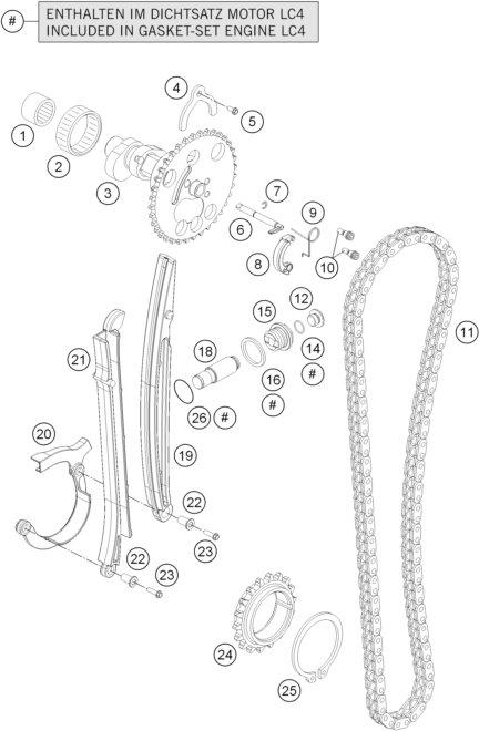 Ktm 690 enduro shop chain tension
