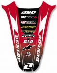 Takalokarin tarra CR125/250R 02-07, CRF450R 02-04