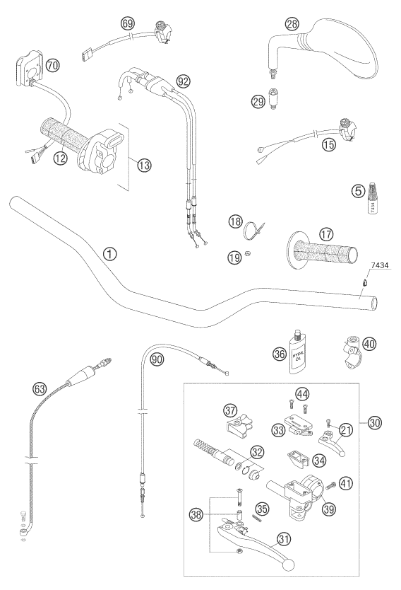 2005 400 EXC front brake master cylinder rebuild kit KTM Forums