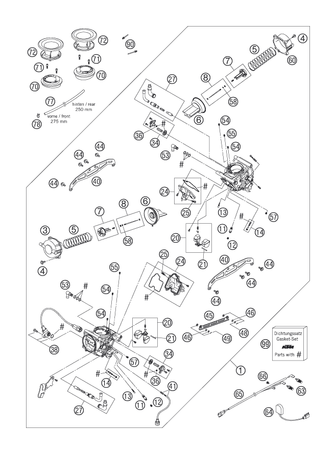 Ktm discount 950 carburetor