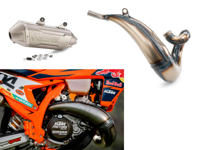 Tydellinen Pakoputki Factory Racing Husqvarna/KTM/GasGas 125 2023/2024->