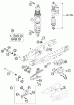 Eturattaan suojasarja KTM SX 85 2003-2017