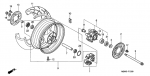 Takarattaan vaimenninkumisarja CBR600F 99-00