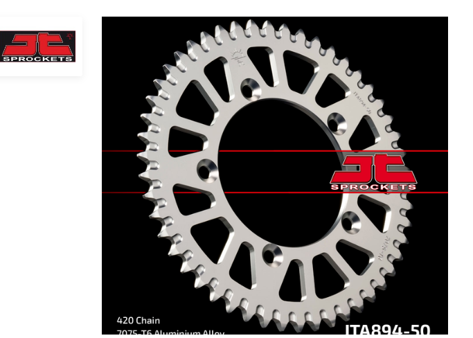 Takaratas alu JT 420 50T SX65/TC65