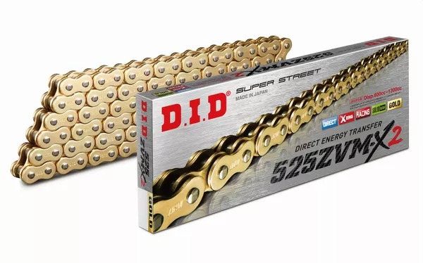 D.I.D Ketjut D525ZVMX2 X-rengas 118-lenkkinen