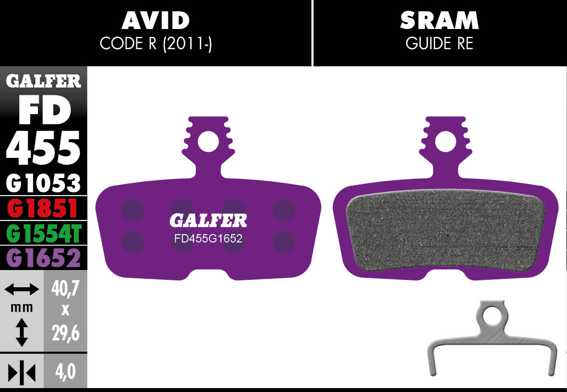 Jarrupalat Galfer E-Bike Sram Guide RE