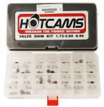 Hot Cams, Venttiilin stpalasarja 1,72mm-2,60mm, total 69 pcs., 8,90mm