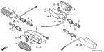 Vilkunlasi Honda XR 125 - OEM