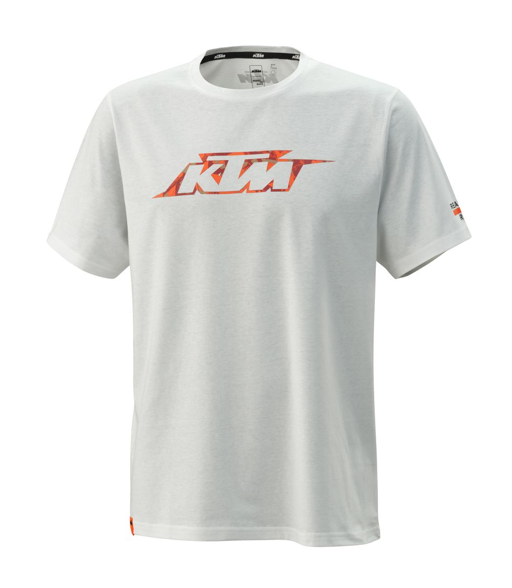 KTM Camo T-Paita Valkoinen