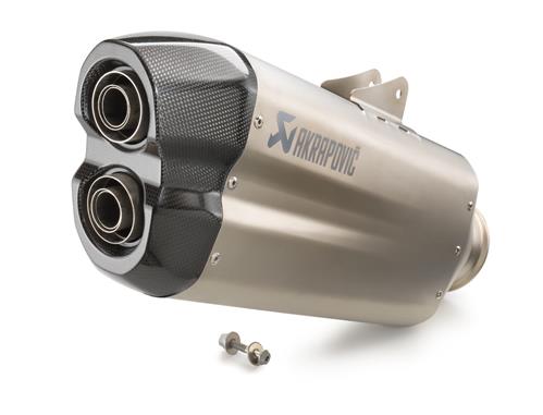 Akrapovic Slip-On nenvaimennin Titaania KTM 1290 Super Adventure R/S 2021->