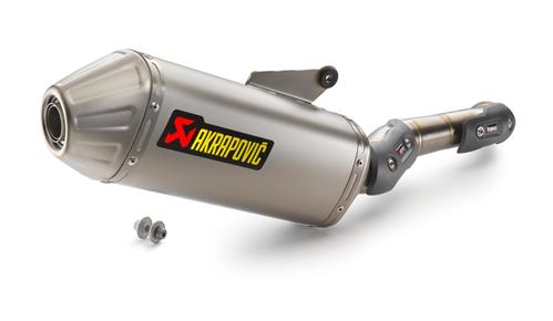 Akrapovic Slip-On Vaimennin Titaania KTM Adventure 890, Husqvarna 901 Norden