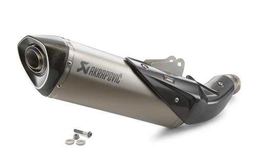 Akrapovic Slip-On nenvaimennin Titaania KTM Duke 790/890