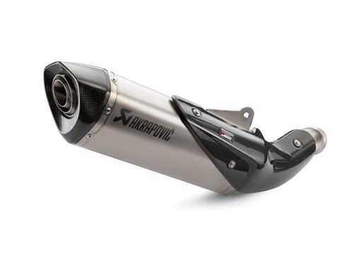 Akrapovic Slip-On nenvaimennin Titaania KTM 790 Duke