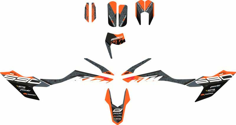 Tarrasarja "Factory" KTM 690 Enduro/SMC 2021->