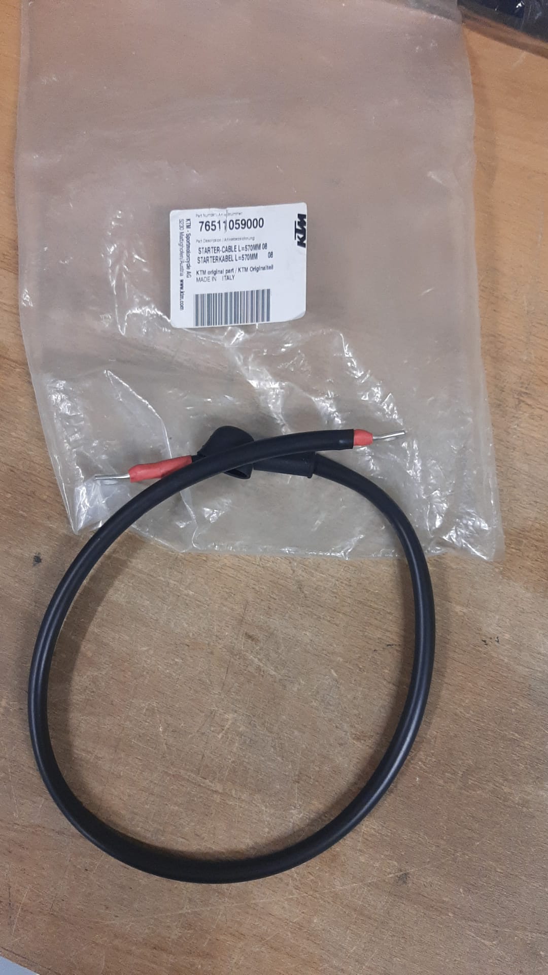 STARTER-CABLE L=570MM 08
