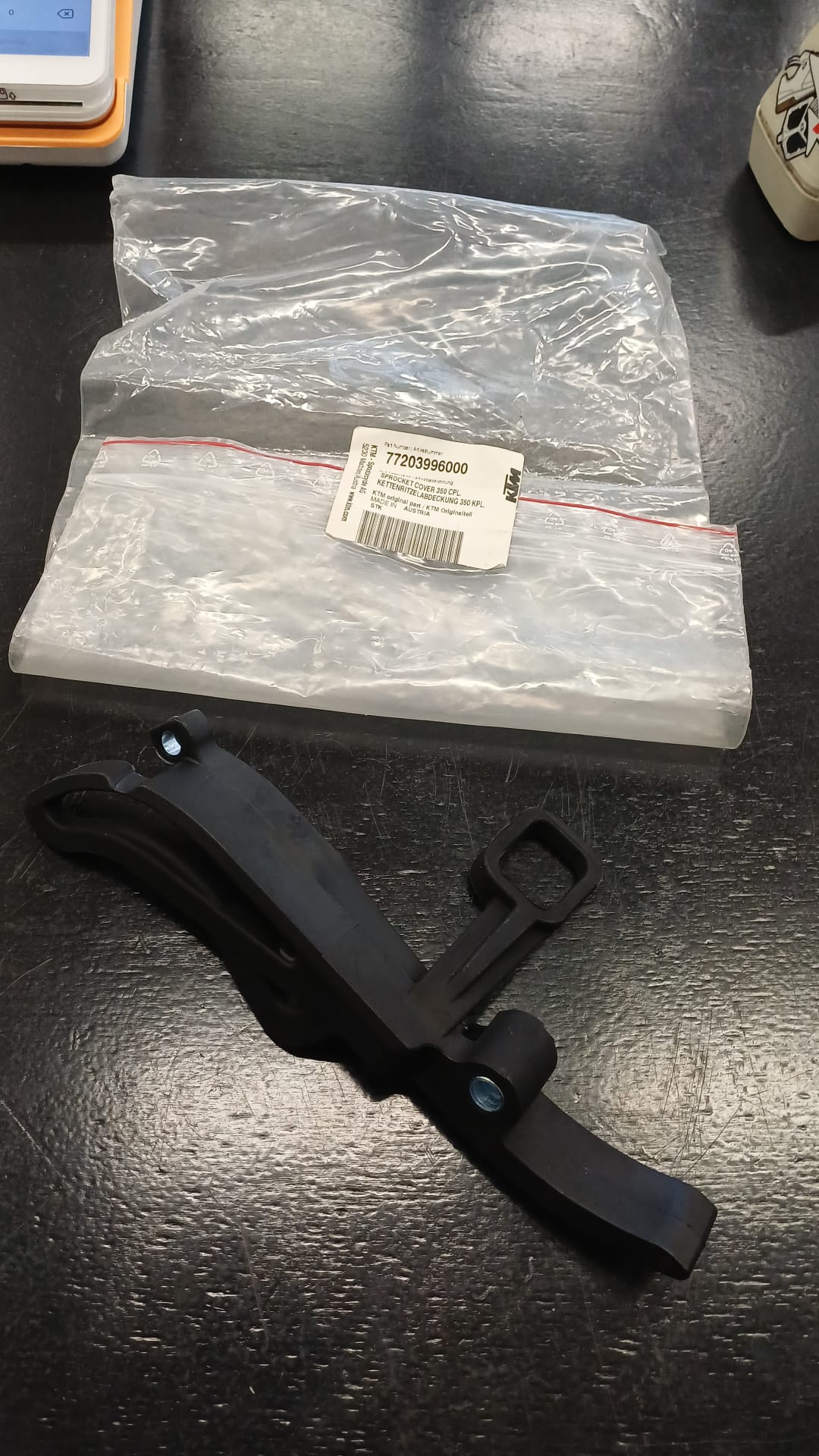 Eturattaan suoja EXC-F250/350