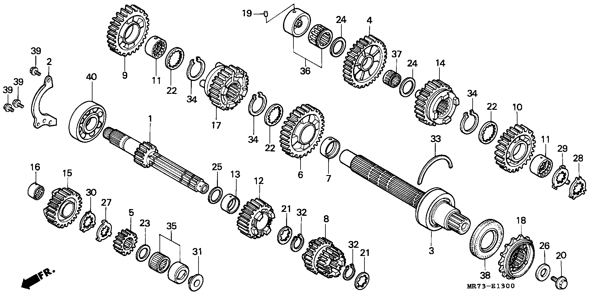 Prikka Spline 28mm Honda - OEM