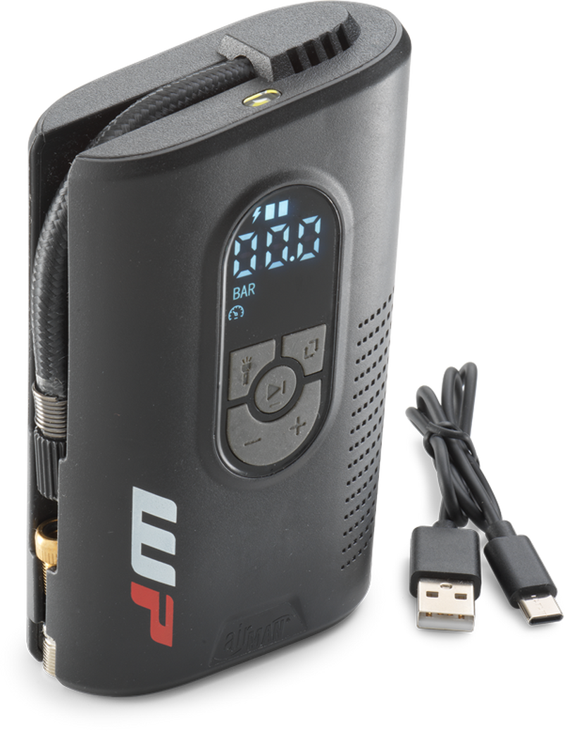 Kannettava akkuk�ytt�inen ilmakompressori