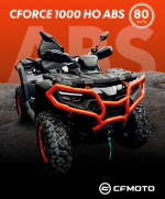CFORCE 1000 HO ABS 2025 T3b Traktorimnkij Musta