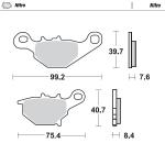 Moto-Master, jarrupalat Nitro, taka Suzuki 02-17 RM85