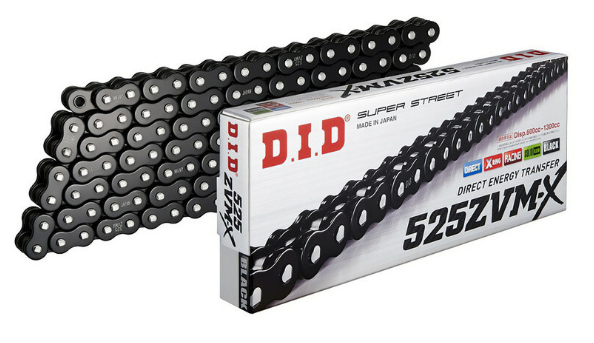 D.I.D 525ZVM-X KETJU+NIITTILUKKO (ZJ) 118