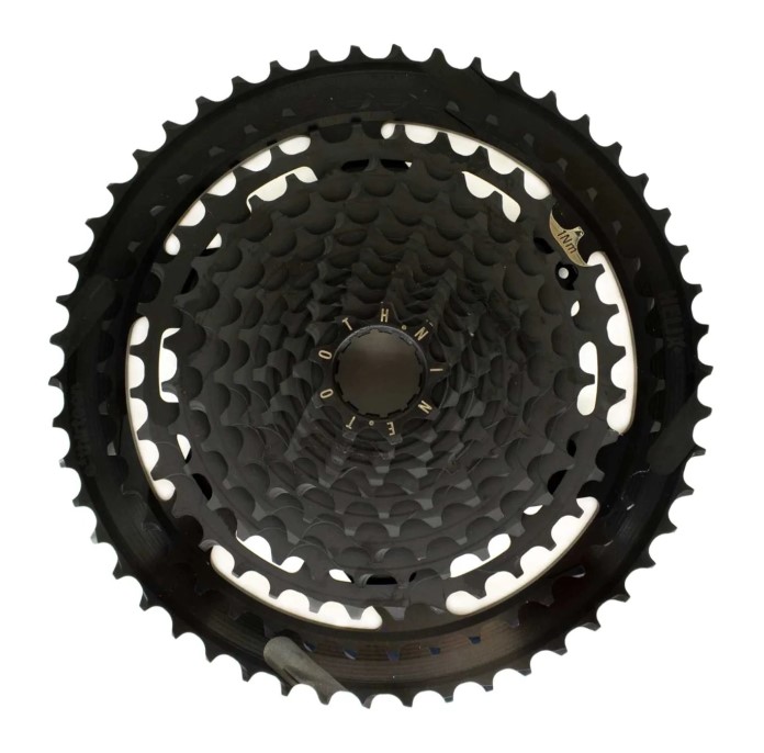 e13 Helix Plus 12s cassette, takapakka