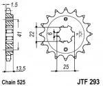 ETURATAS XL600V 87-88 15 hampainen