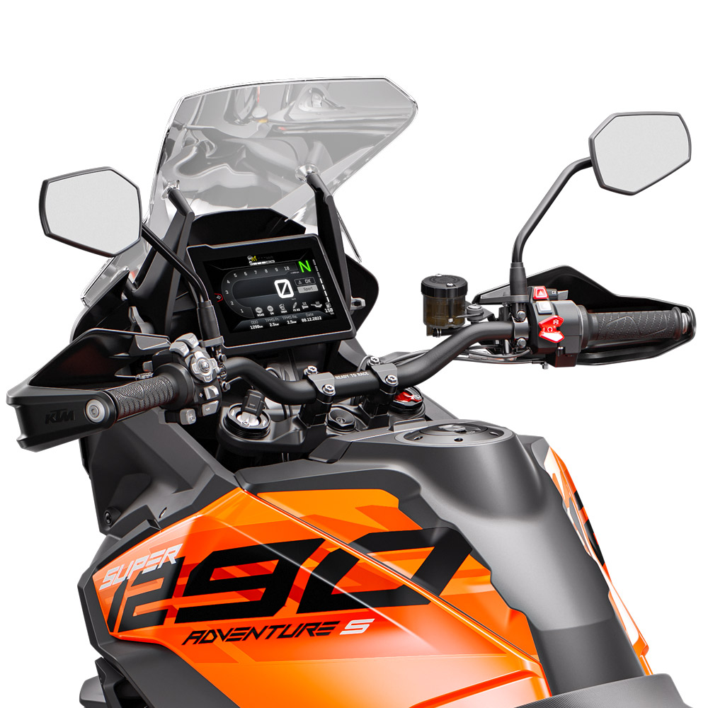 NANO GLASS Dashboard Screen Protector For 2017 KTM 1290 Super Duke R - Speedo Angels - View #7
