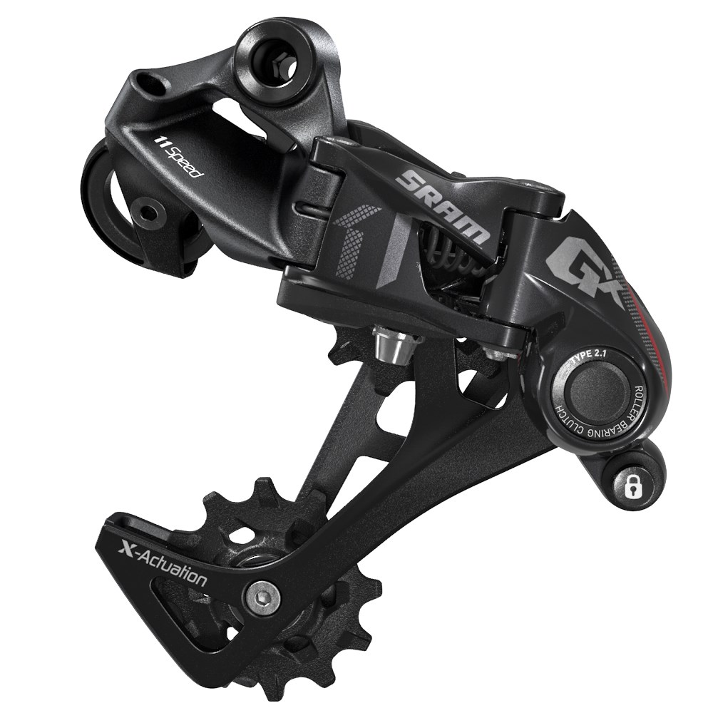 SRAM Rear derailleur GX type 2.1 1x11 speed Long cage RED, takavaihtaja