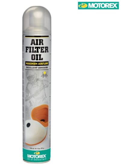 MOTOREX AIR FILTER OIL SPRAY 655 750ML