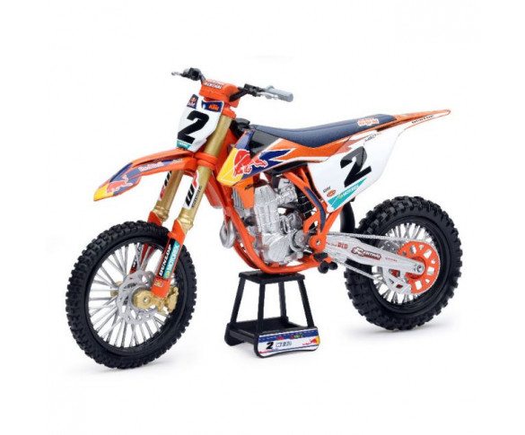 Pienoismalli KTM 450 SX-F Red Bull Cooper Webb 1:10