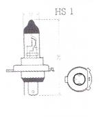 Polttimo HS1 Halogen PX43T 35/35W Philips