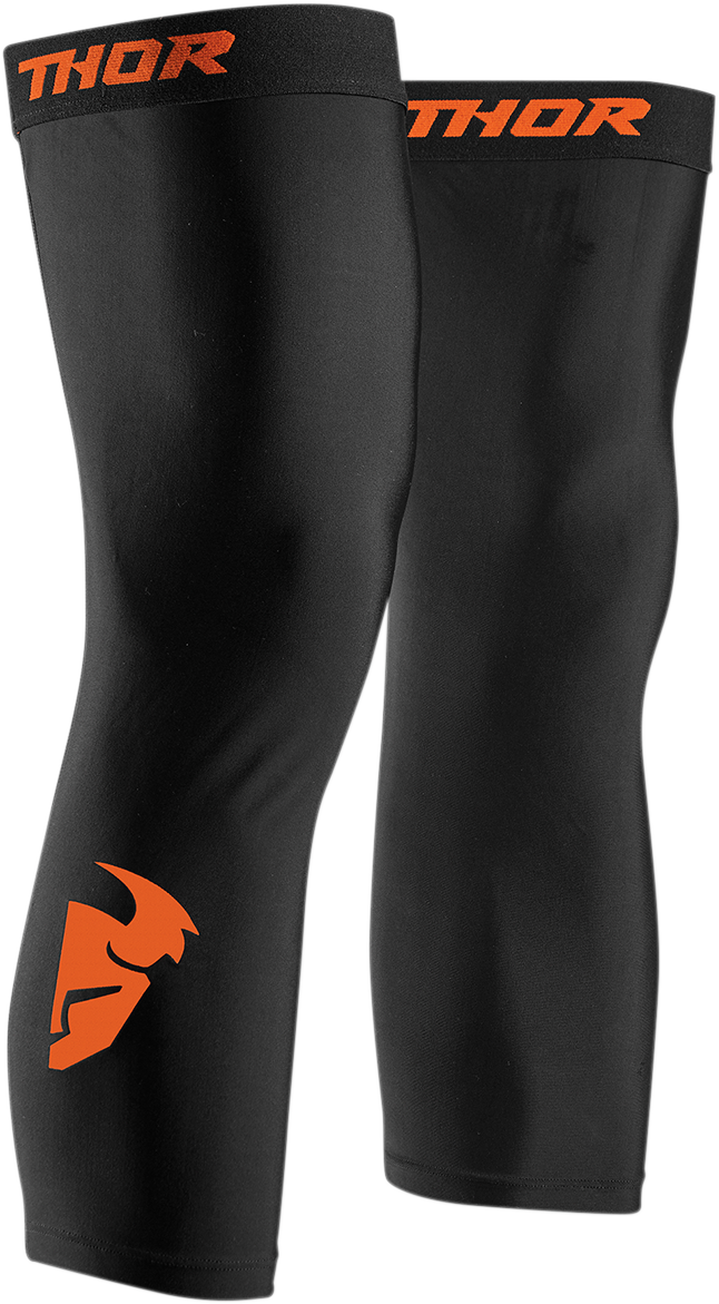 COMP S8 KNEE SLEEVE BLACK/RED ORANGE